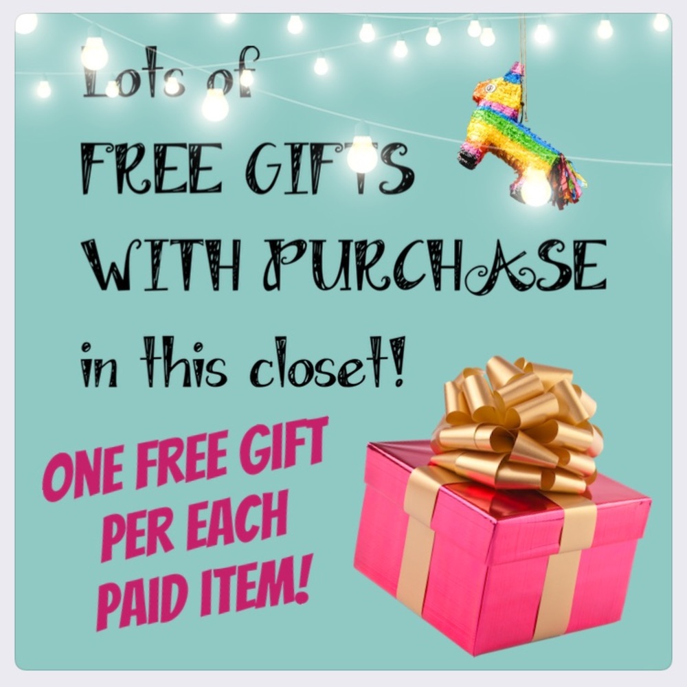 LOOK! FREE GIFTS WITH PURCHASE!
